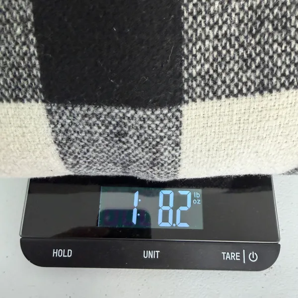 Buffalo Plaid Open Front Cardigan Coat Black‎ White Womens Large Office Preppy - Image 13