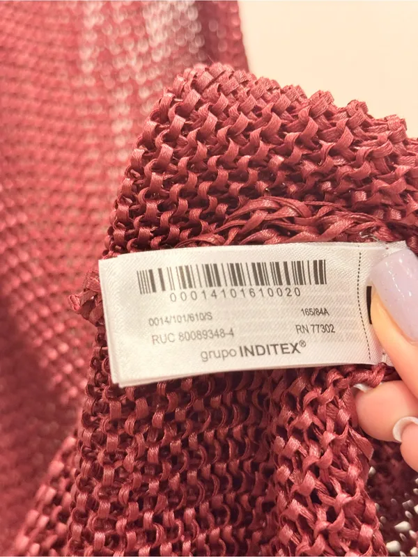 NWT Zara Sleeveless Textured Knit Maxi Beach Resort Dress in Deep Burgundy Sz S - Image 8