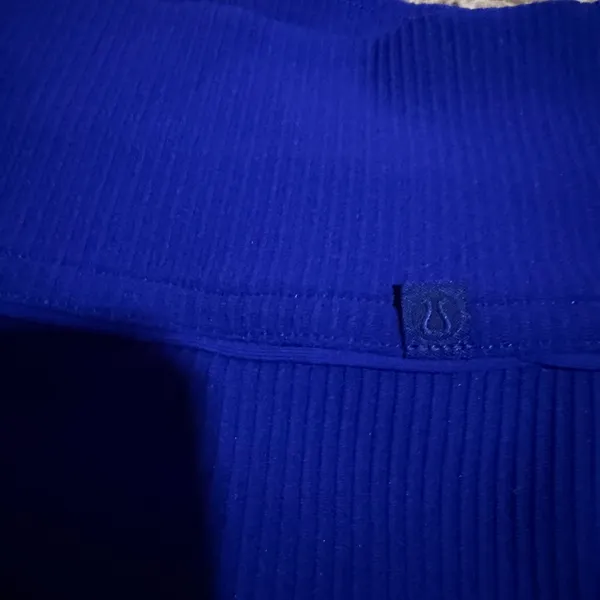 Lululemon athletica energy bra blue ribbed $78 limited edition active 8 workout - Image 7