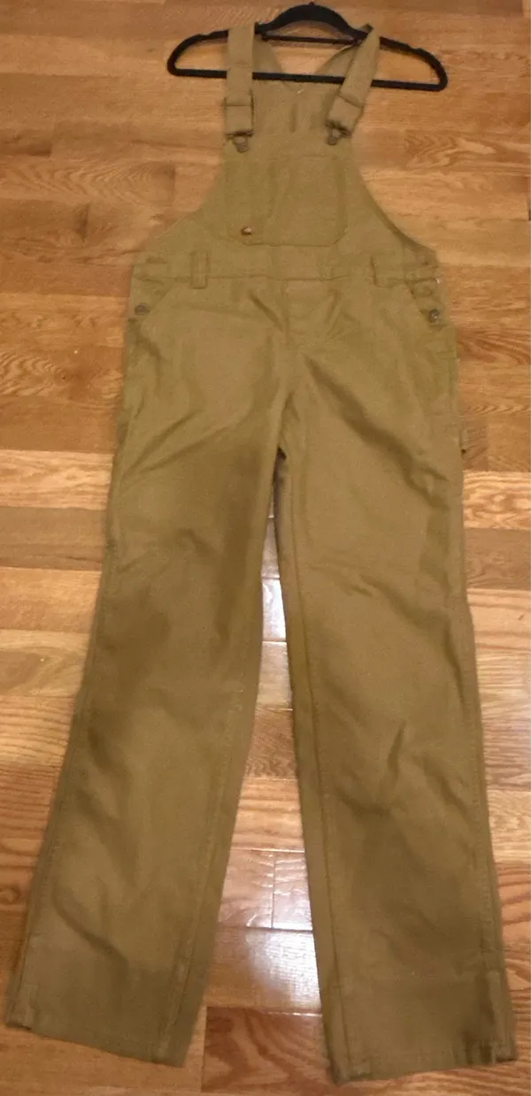 Dickies NWT Relaxed Fit Bib heritage Overalls - Rinsed Brown Duck size XS - Image 9