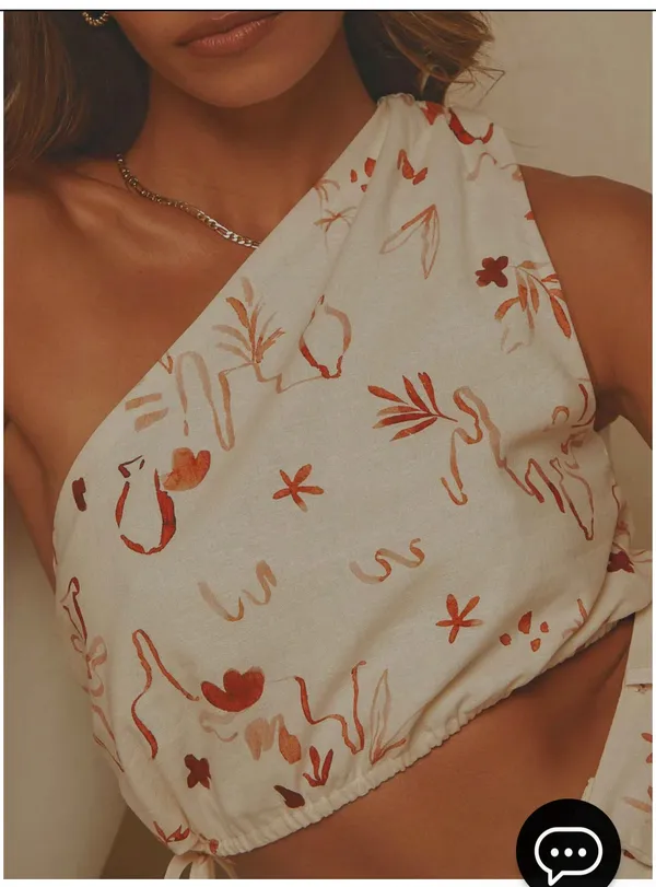 Pepper Mayo One Shoulder Top - Image 4