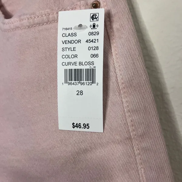 PacSun Light Pink High-Rise Denim Shorts - Image 3