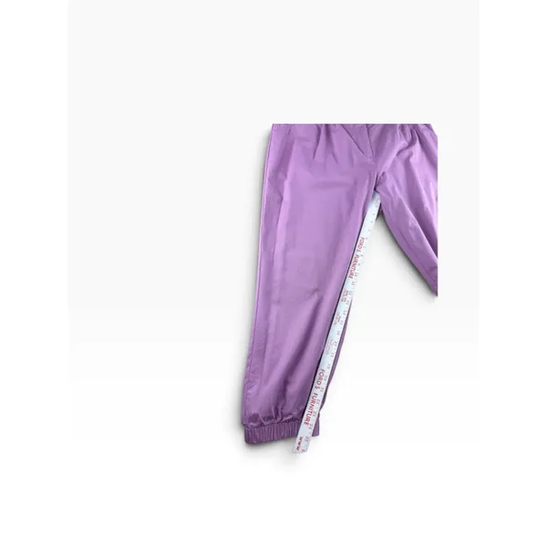 Halara Purple 100% Cotton Pleated High Waisted Jogger Pants XL Streetwear NWT - Image 7