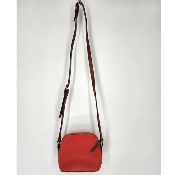 Dooney & Bourke Red Pebbled Leather Mini Crossbody Bag - Image 5