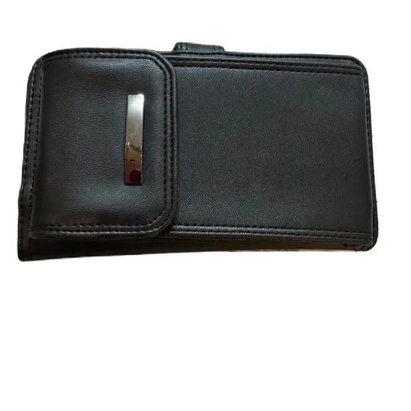 Women’s Black Crossbody Cell Phone Clutch‎ Wristlet - Image 3