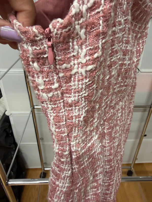 Forever 21 Pink Tweed Romper - Image 4