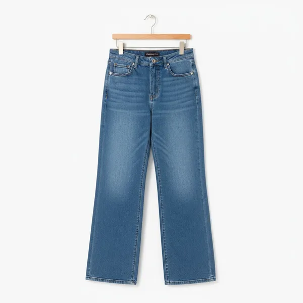 Celebrity Pink Juniors Mandy Baggy Jeans Size S Medium Wash High Rise Wide Leg - Image 2