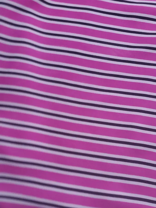 LOFT Pink Striped Halter Tank Top Size Small - Image 3