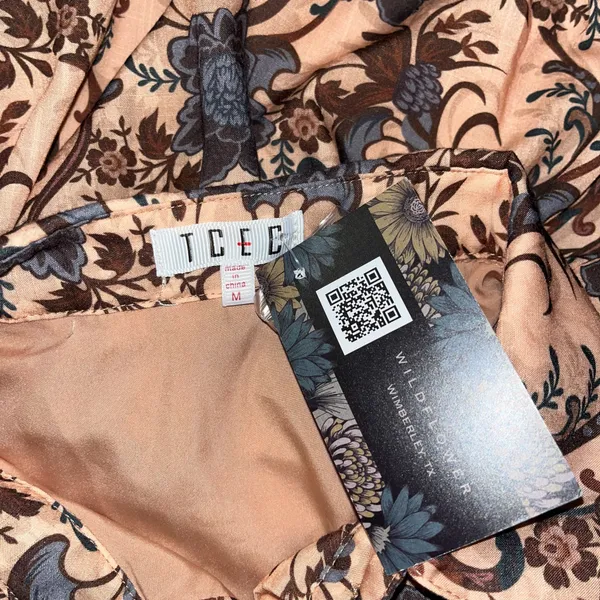 TCEC "The Halen" Dress | Floral Tiered Boho Maxi - Image 2