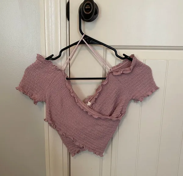 Love Tree Pink Crop Top - Image 2