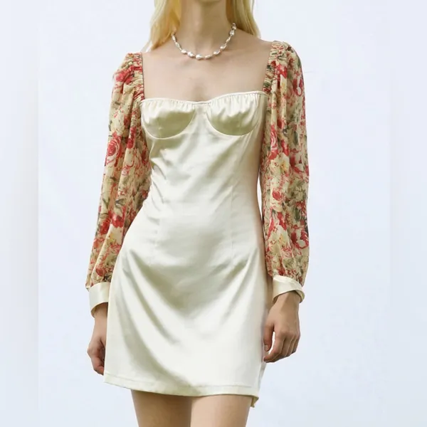 Cider mini silk dress - Image 2