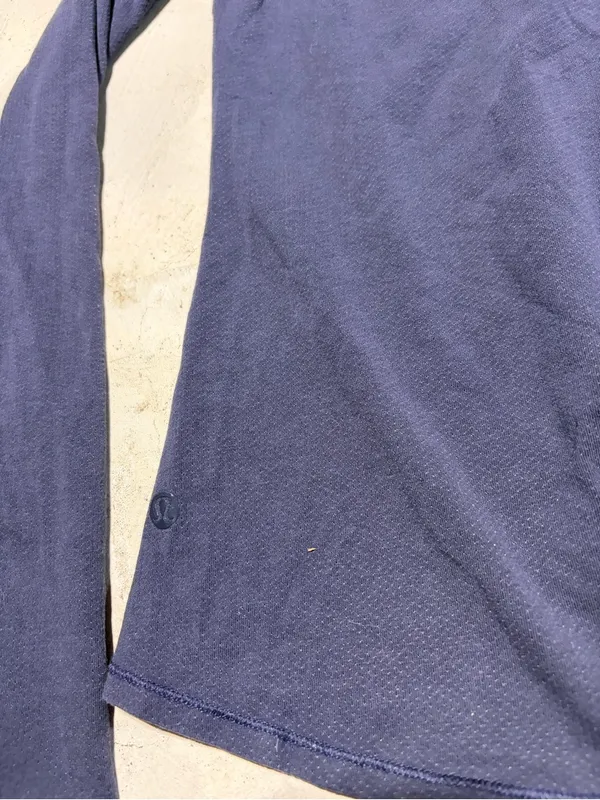 Lululemon Long Sleeve Scoop Neck Top navy 6 - Image 10