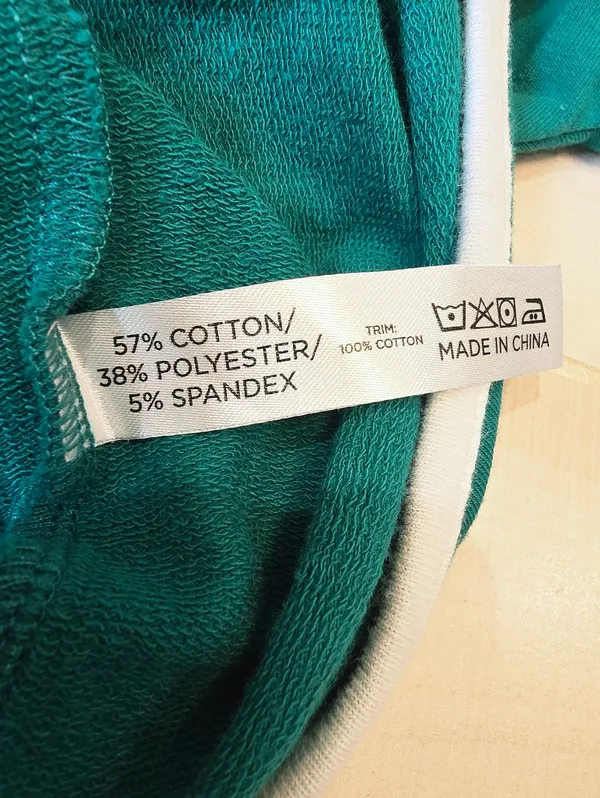 {XS/S} Tuckernuck Tnuck Sport Green And White Terry Farah Pullover Top - Image 11