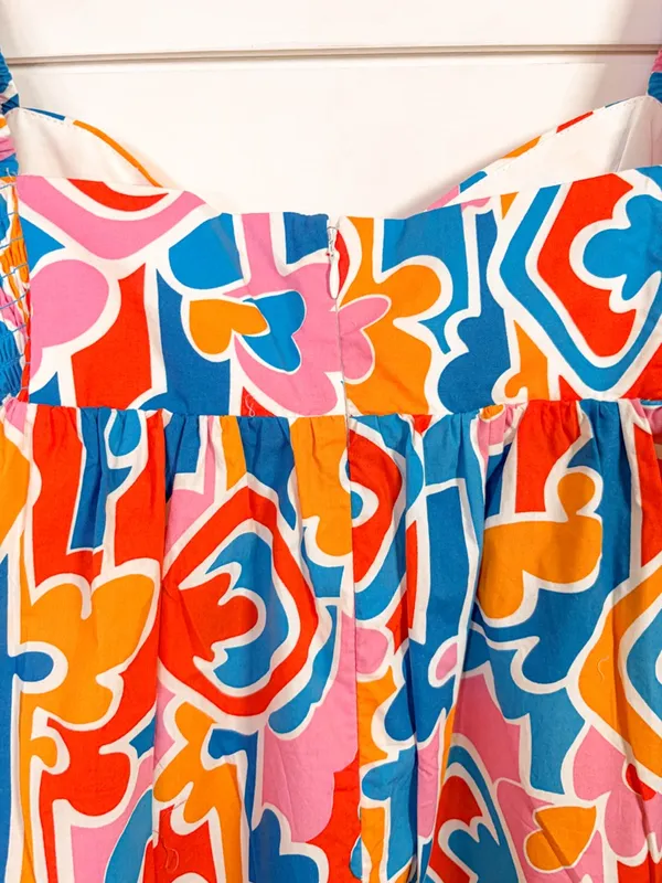 Amanda Uprichard Sicily Geometric Puff Sleeve Mini Dress, NEW, Small, MSRP $238 - Image 13