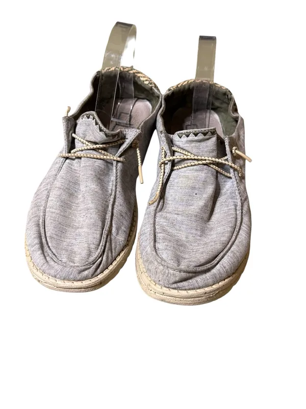 Hey Dude Wendy Chambray Woven Forest River Women's Size 10 Casual Slip On - Image 2