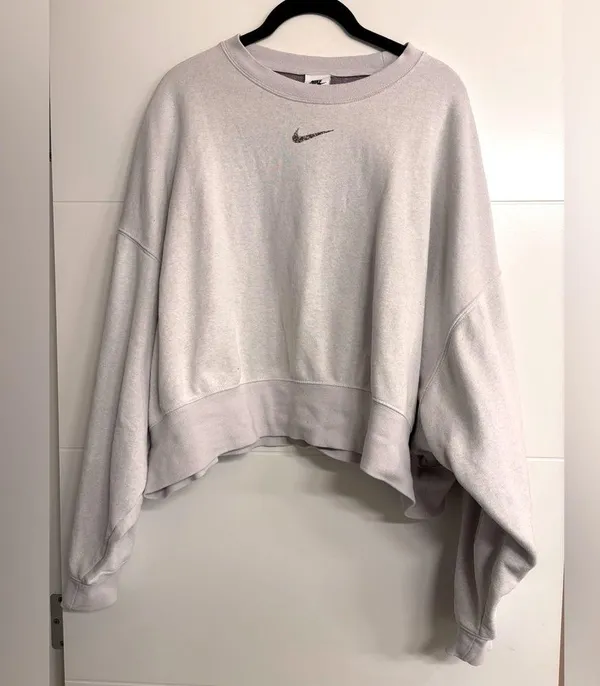 Nike Essentials Oversized Fleece Crew Sweater - Image 2