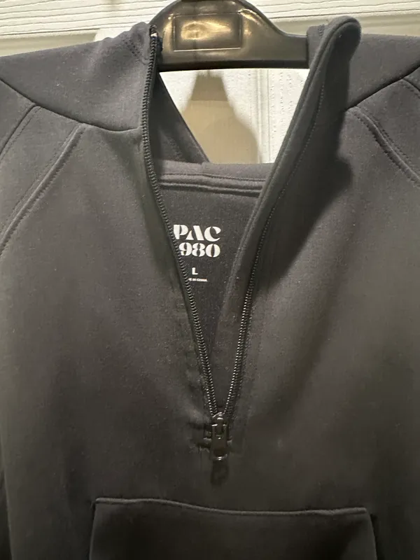 PacSun New Pac 1980 Women Black Oversized Sweatshirt - Image 2