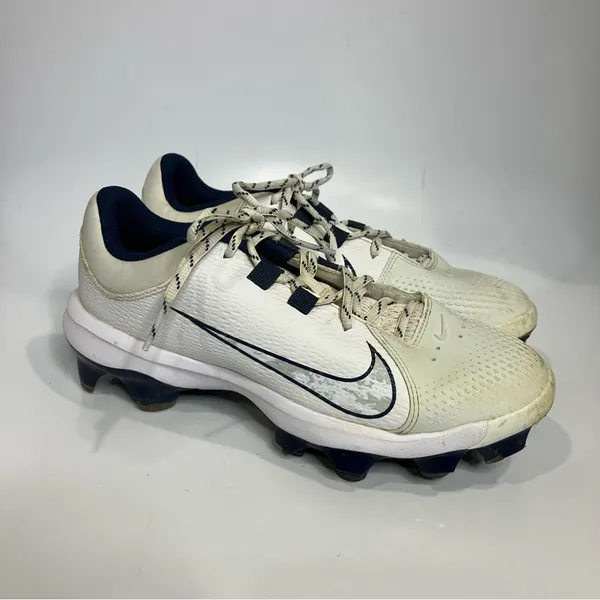 Nike hyperdiamond 4 Pro MCS softball cleats white women's‎ size 9.5 athletic - Image 6