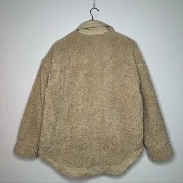 Aerie OFFLINE Small Sherpa Shirt Jacket Size Small - Image 9