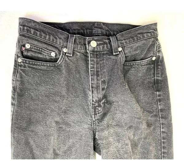 Ralph Lauren Polo Jean Co. 8 x 31 Black Denim Classic Stretch Jeans Size Black - Image 5