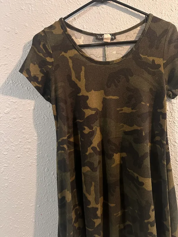 French Atmosphere Camo Dress - Image 3