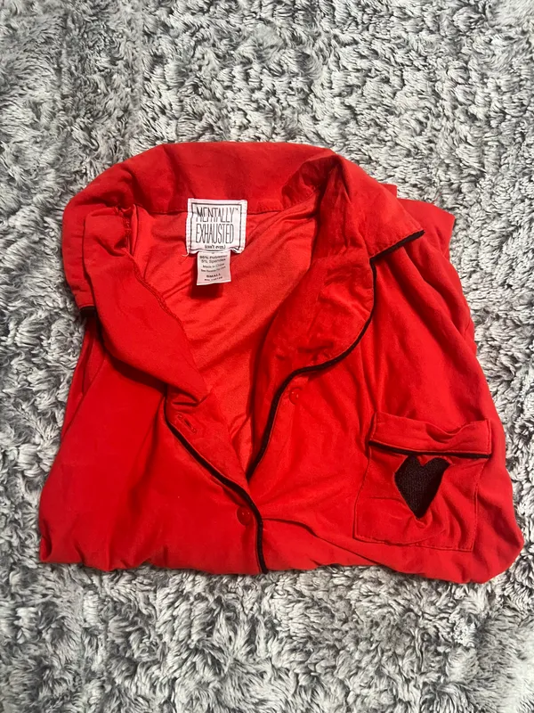 Pajama Set Red - Image 3