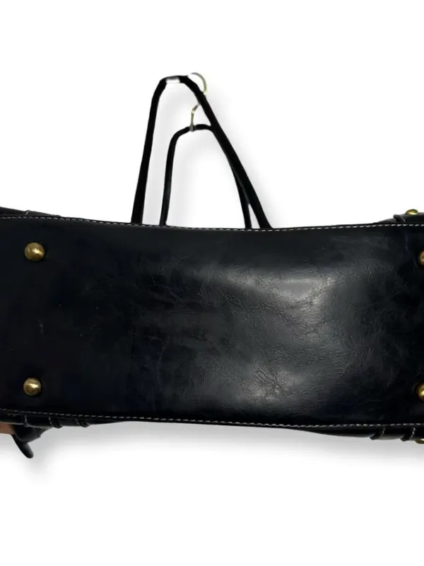 Vintage Large Coach Black Gallery Tote - Image 6