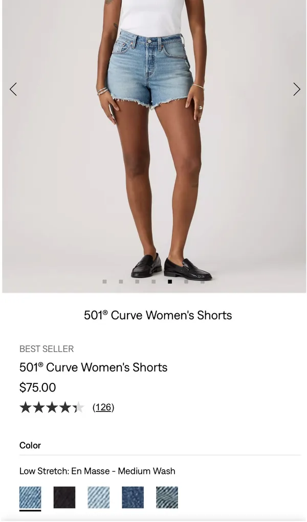 501 Levi’s Shorts Women’s - Image 3