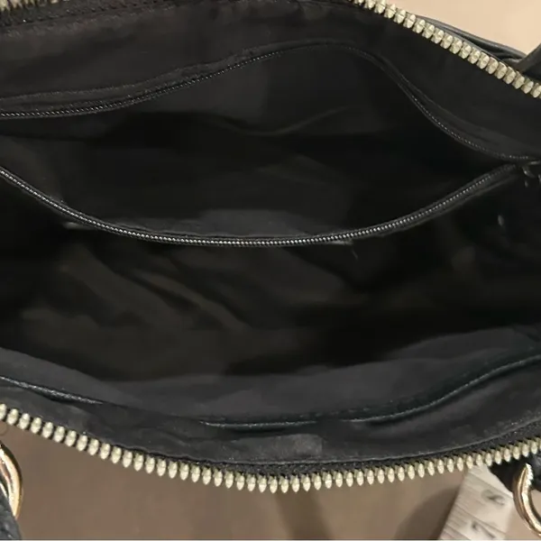 Bag Nine West Elegant Black Satchel Clean! Kylee Mini Tote Crossbody - Image 5