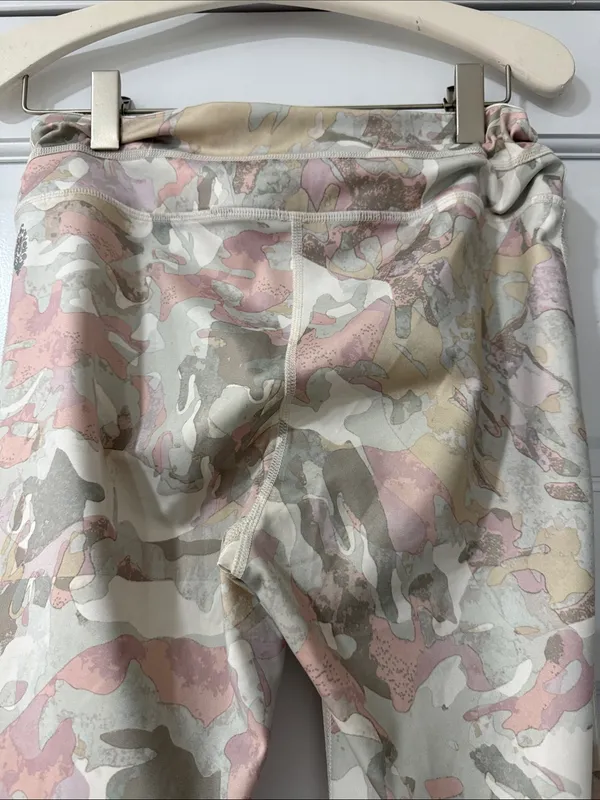 FP Movement by Free People Daybreak Light Pink Camo High-Rise Leggings Size S - Image 6