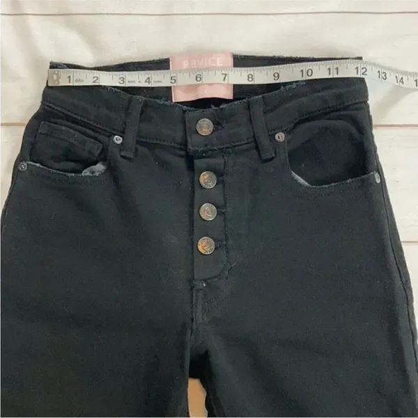 Revice Black Button Fly Jeans - Image 10