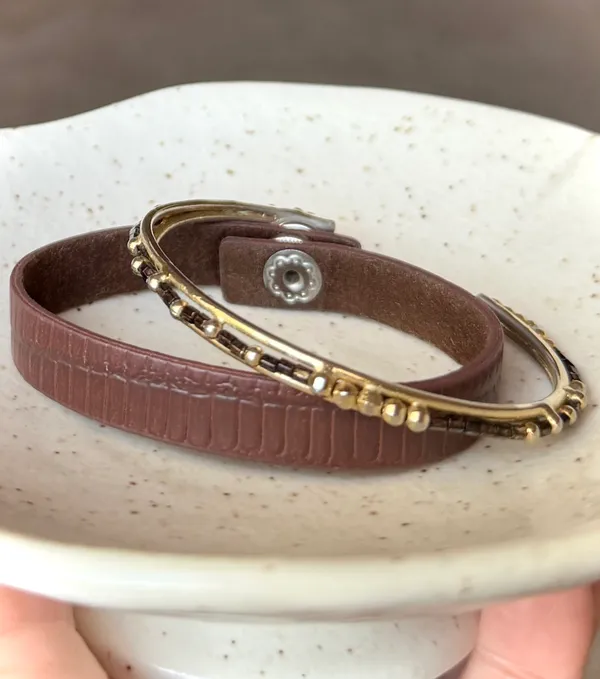 Boutique Brown bracelet set of 2🍂🤎 - Image 3