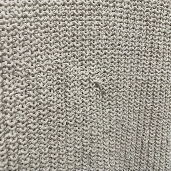 LC Lauren Conrad Open Knit Button Front Cardigan Cream Women Size Large - Image 7