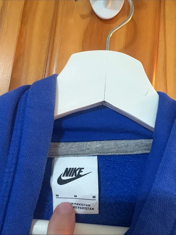 Nike Size Medium Royal Blue Hooded-Sweatshirt - Image 3