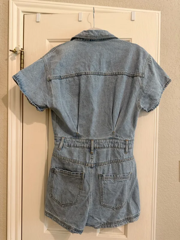 Le lis Denim Romper - Image 2