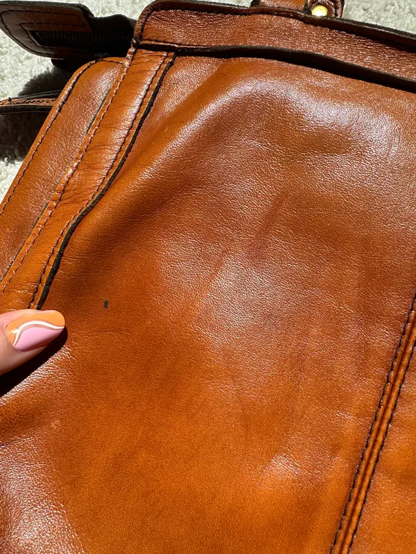 vintage leather purse Brown - Image 2