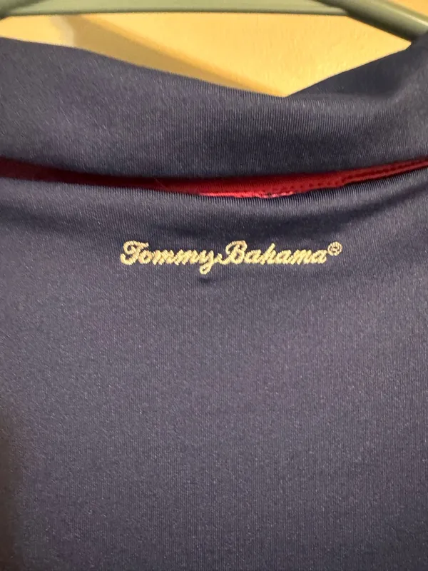 Tommy‎ Bahama Golf Blue performance Polo Shirt tennis pickleball Women's Small - Image 4