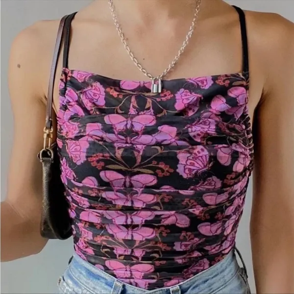 Free People Intimately free butterfly‎ Milkshake Mesh Bodysuit size L - Image 10