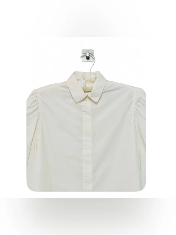 JW Anderson Uniqlo Women’s Cotton Long Tie Sleeved Collared Shirt Size XS - Image 9