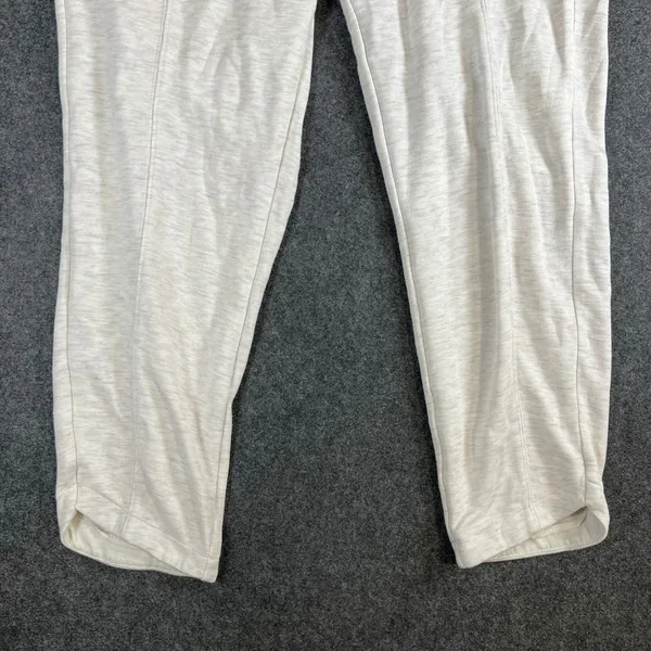 Danskin Womens Joggers Cream‎ Oatmeal Pintuck Tulip Hem Lounge Pants Size Medium - Image 8