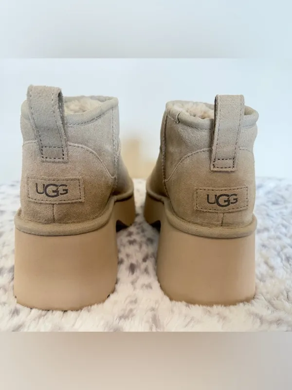 UGG Classic Ultra Mini New Heights Platform Boot Sz 9 - Image 5
