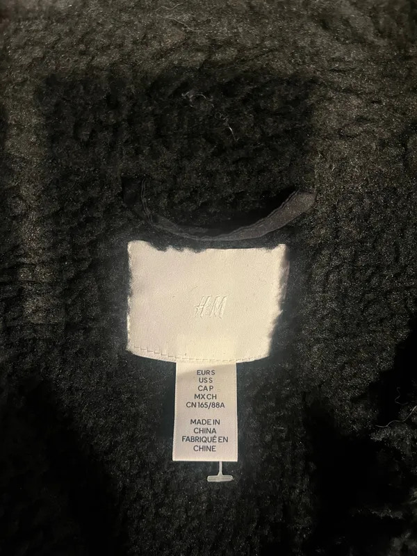 H&M Moto Jacket Black - Image 2