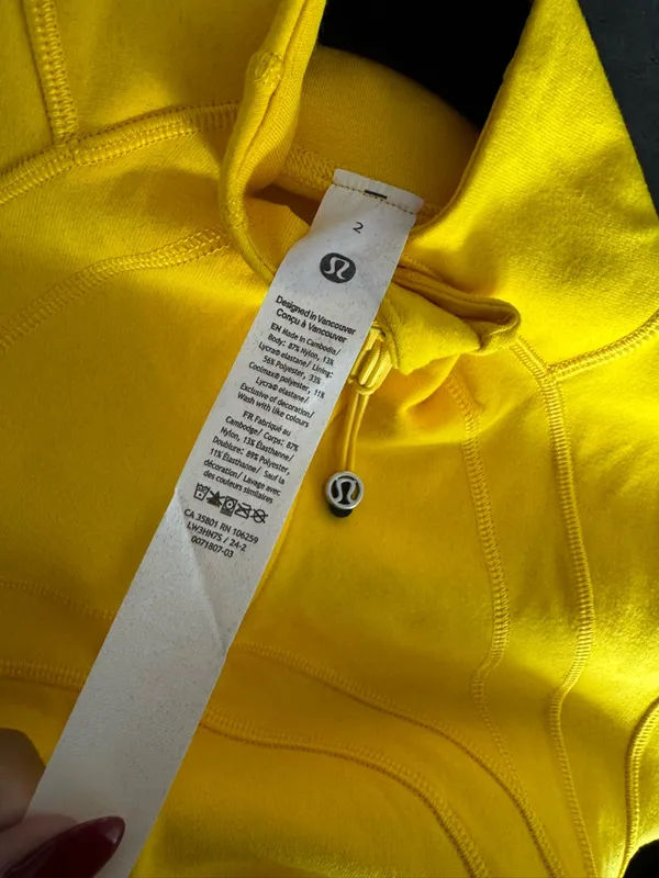 NWT LULULEMON - Maize Yellow Define Jacket Luon - $128 - Size 2 - Image 7