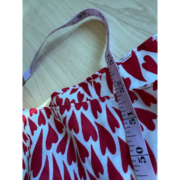 Reformation Enya‎ dress Love Heart Print Midi Size 10 - Image 10