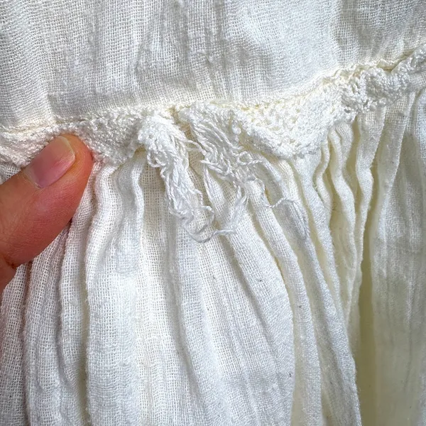 GUNNE SAX by Jessica San Francisco VINTAGE 70s Cotton Long Dress - Image 9