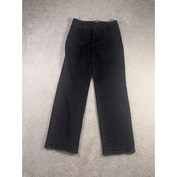 good american good legs straight jeans black 12/31 - Image 2