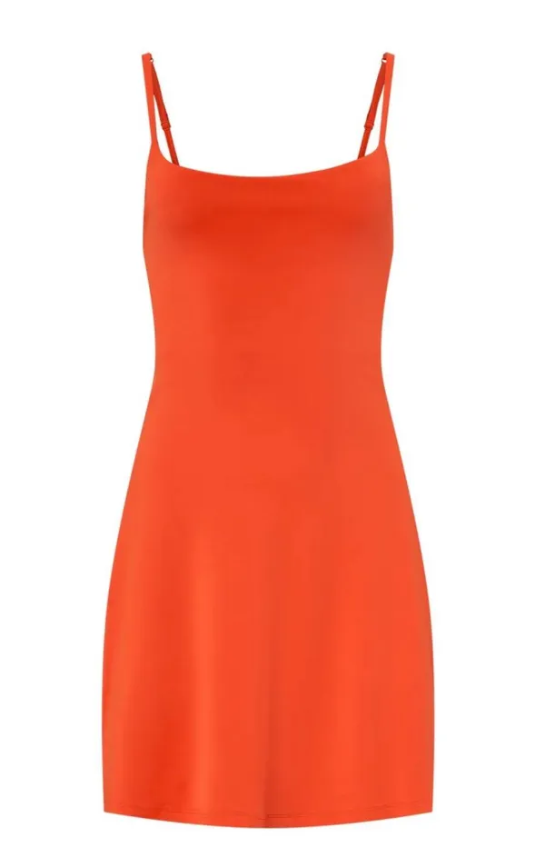 Girlfriend Collective Orange racer Juliet exercise dress - Image 3