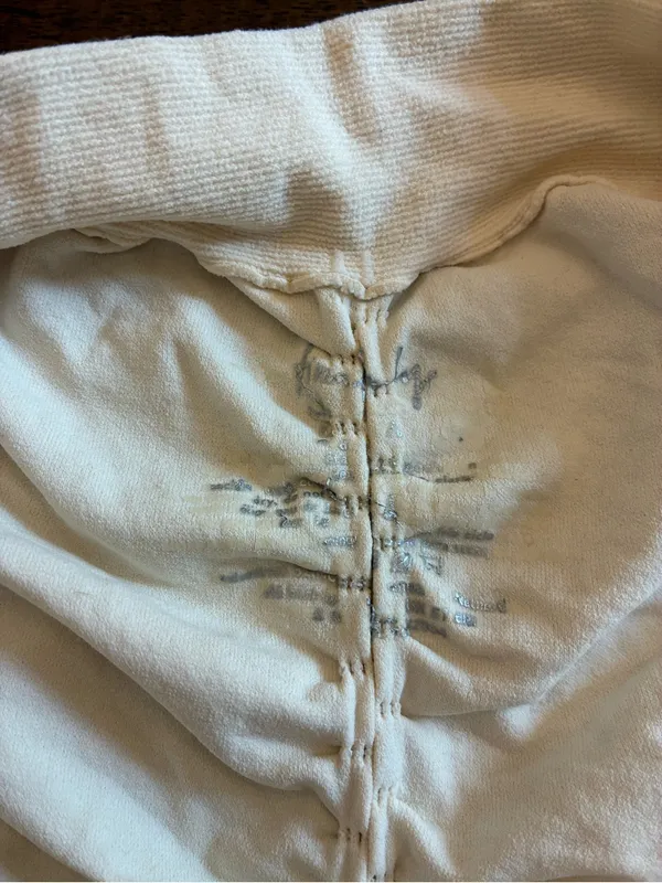 Free People Intimate Ruched Seamless Ruffle Shorts Medium Large Cream - Image 2