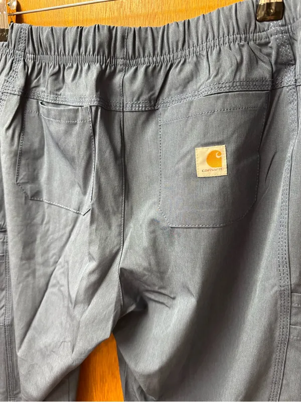 Carhartt Force Cross-Flex Modern Fit Joggers Scrub Pants Blue Womens Medium NEW - Image 4