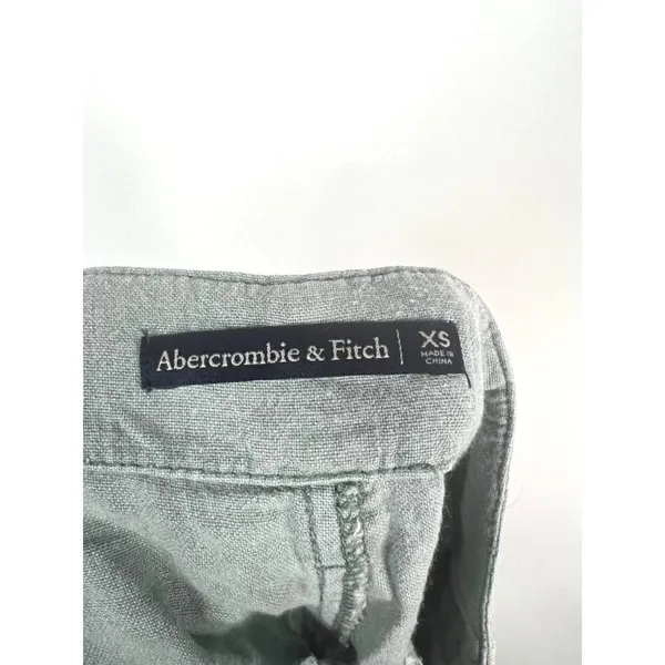 Abercrombie & fitch green linen shorts‎ - Image 5